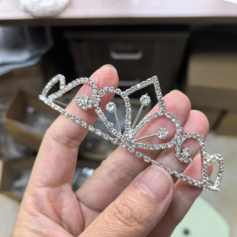 Silberfarbene Strass-Brautkron – Wedding Shop Bewertung und Preis