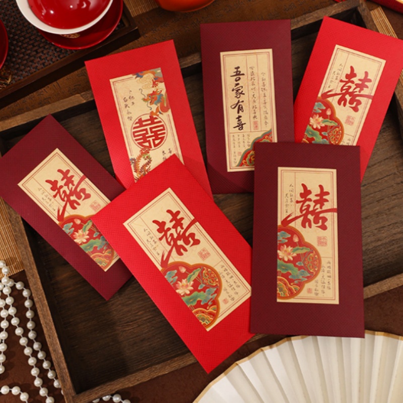 2/4 Stück chinesische rote Hoc – Wedding Envelopes Bewertung und Preis