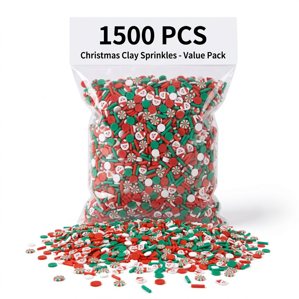 1500 Stück Weihnachts-Clay-Spr – Wedding Supply In Bulk Bewertung und Preis
