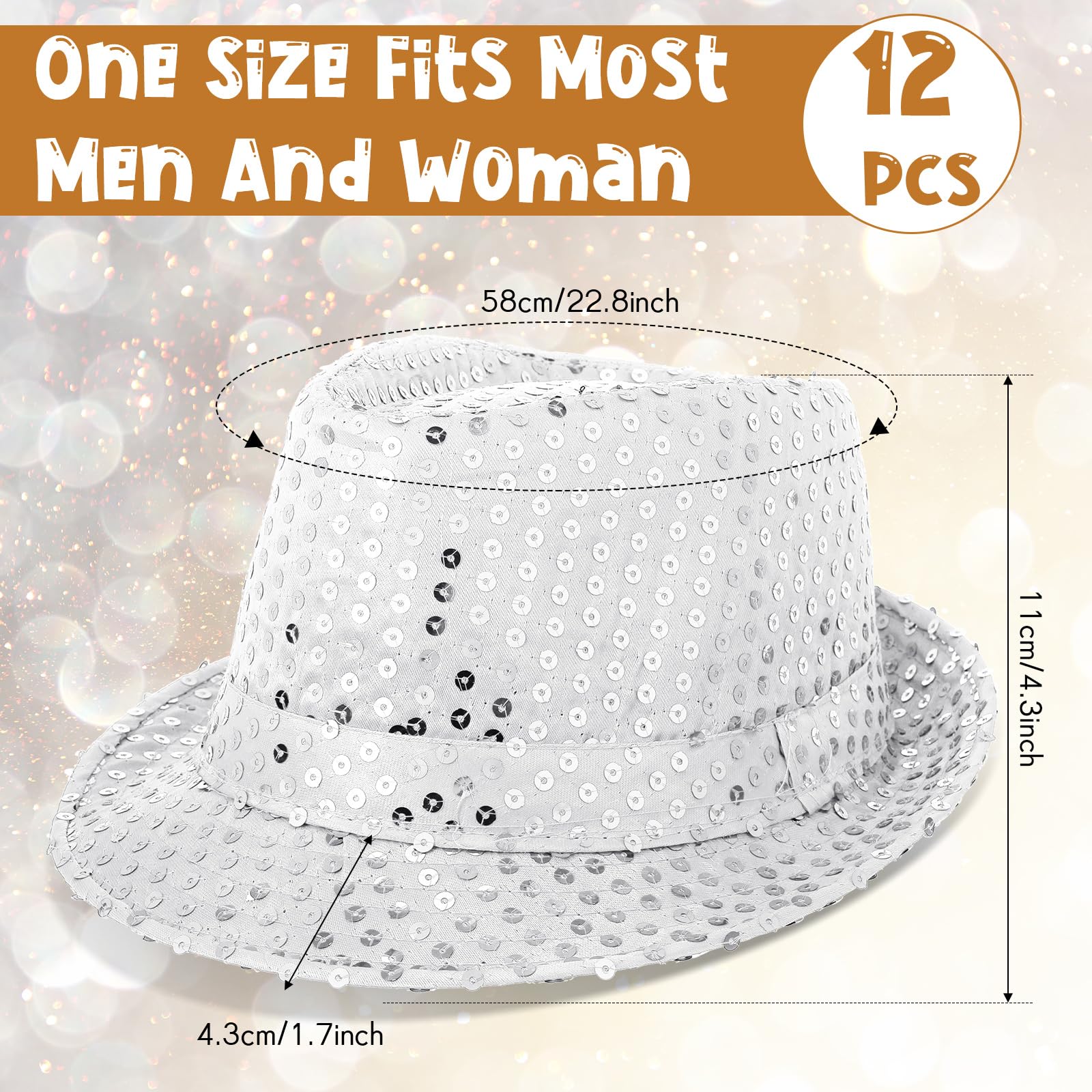 12–36 Stück Paillettenhüte, gl – Wedding Supply In Bulk Bewertung und Preis